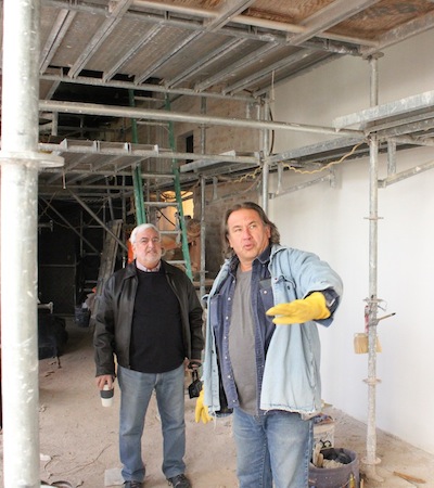 Patronato President Chuck Albanese & Project Manager Danny Morales