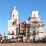Close look at Mission San Xavier's intricate entrance reveals surprises