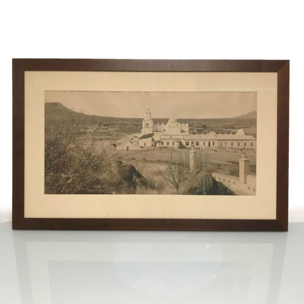 Large-scale framed photograph of San Xavier from Etherton Gallery