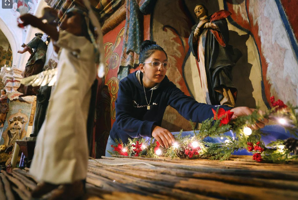 San Xavier Mission’s unique Nativity scene gets manger makeover